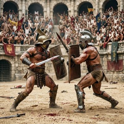 Gladiatorenkämpfe – Blutige Spiele im antiken Rom - Gladiatoren: Geschichte &amp; Fakten zu den Kämpfen Roms