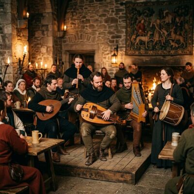 Musik des Mittelalters - Mittelalter Musik: Klänge &amp; Instrumente im Überblick