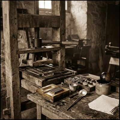 Buchdruck Gutenberg: Erfindung, Technik und Wirkung - Mittelalter Buchdruck: Gutenbergs Erfindung &amp; Technik