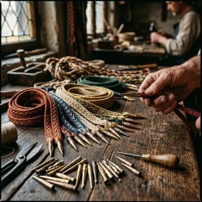 Nesteln im Mittelalter: Nestelbänder, Nestelspitzen und historische Kleiderverschlüsse - Nestel Spitzen: Historische Kleiderverschlüsse erklärt