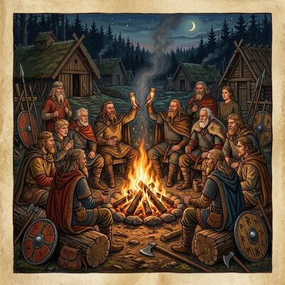Feuermachen wie ein Wikinger: Feuerstein, Feuerstahl und traditioneller Zunder - Feuer machen wie ein Wikinger: Feuerstein & Stahl