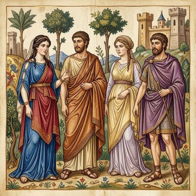 Kleidung im antiken Griechenland: Chiton, Peplos & Himation - Antike Gewandung: Chiton, Peplos & Himation erklärt
