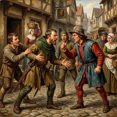 So schimpfte man im Mittelalter – die übelsten Beleidigungen der Zeit - Mittelalter Schimpfworte – so fluchte man früher