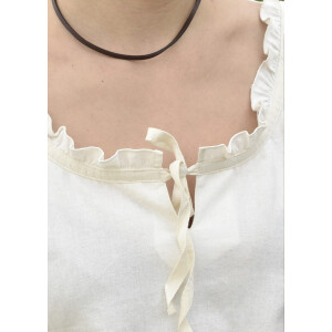 Market-Medieval Blouse Birga 3/4 arm natural white size XXL