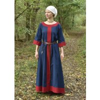 Germanic dress Gudrun blue/red size M