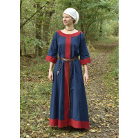 Germanic dress Gudrun blue/red size XXL