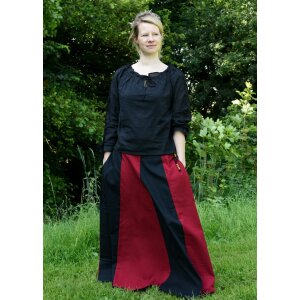 Market-Medieval skirt black/red size M
