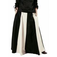 Market-Medieval skirt black/natural white size S