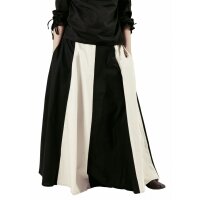 Market-Medieval skirt black/natural white size M