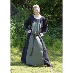 Larp Kleid Aurora Schwarz / Grün Größe XL