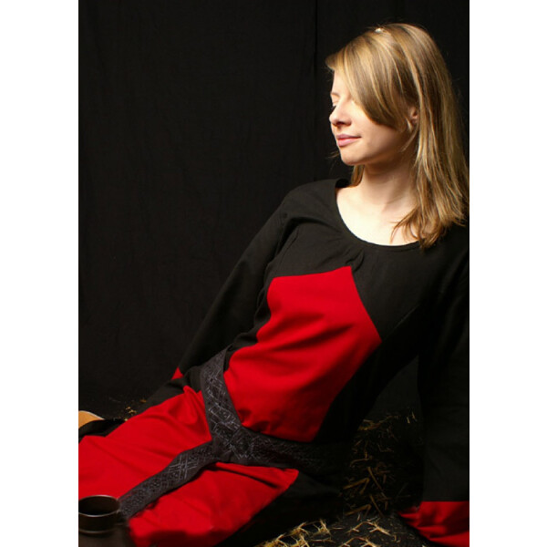 Larp dress Aurora black / red size XXXL