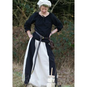 medieval skirt black / white size S/M