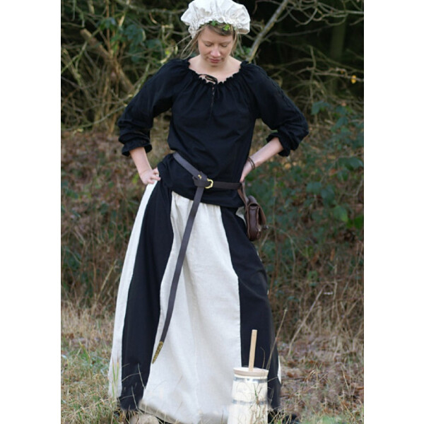 medieval skirt black / white size L/XL