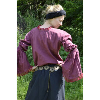 Market-Medieval blouse wine red size S