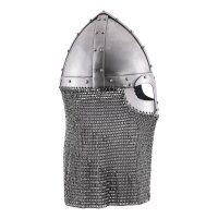 Vendel Period spectical helmet with chainmail aventail, battle-ready L