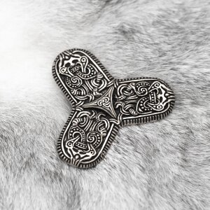 Viking Trefoil-Shaped Cloak Ornament Tranby