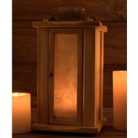 Wooden Lantern with parchment windows