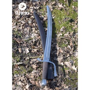 Falchion with leather scabbard, practical blunt, SK-B