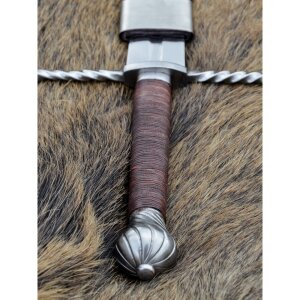 Bastard sword, one and a half handed with scabbard