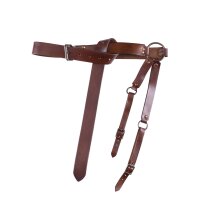 Medieval Swordbelt, brown leather