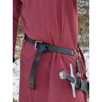 Medieval Swordbelt, black leather