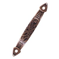 Belt Loop for Viking Sword Scabbard, Serpent, Bronze