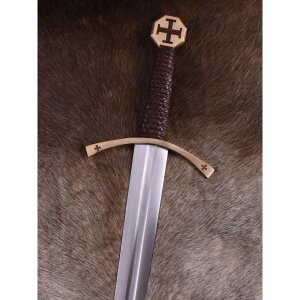 Templar Sword with Cross Pattée, incl. Scabbard