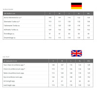 Mittelalter Kragelund Tunika Askur, langarm, schwarz; Gr. XXL