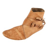 Wikinger Schuhe Typ Jorvik wendegenäht Naturbraun Gr. 36