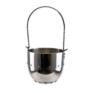 Medieval cauldron 5l stainless steel