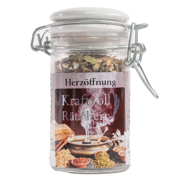 Räuchermischung "Herzöffnung" / Damiana, Benzoe, Labdanum, Klatschmohn, Myrte