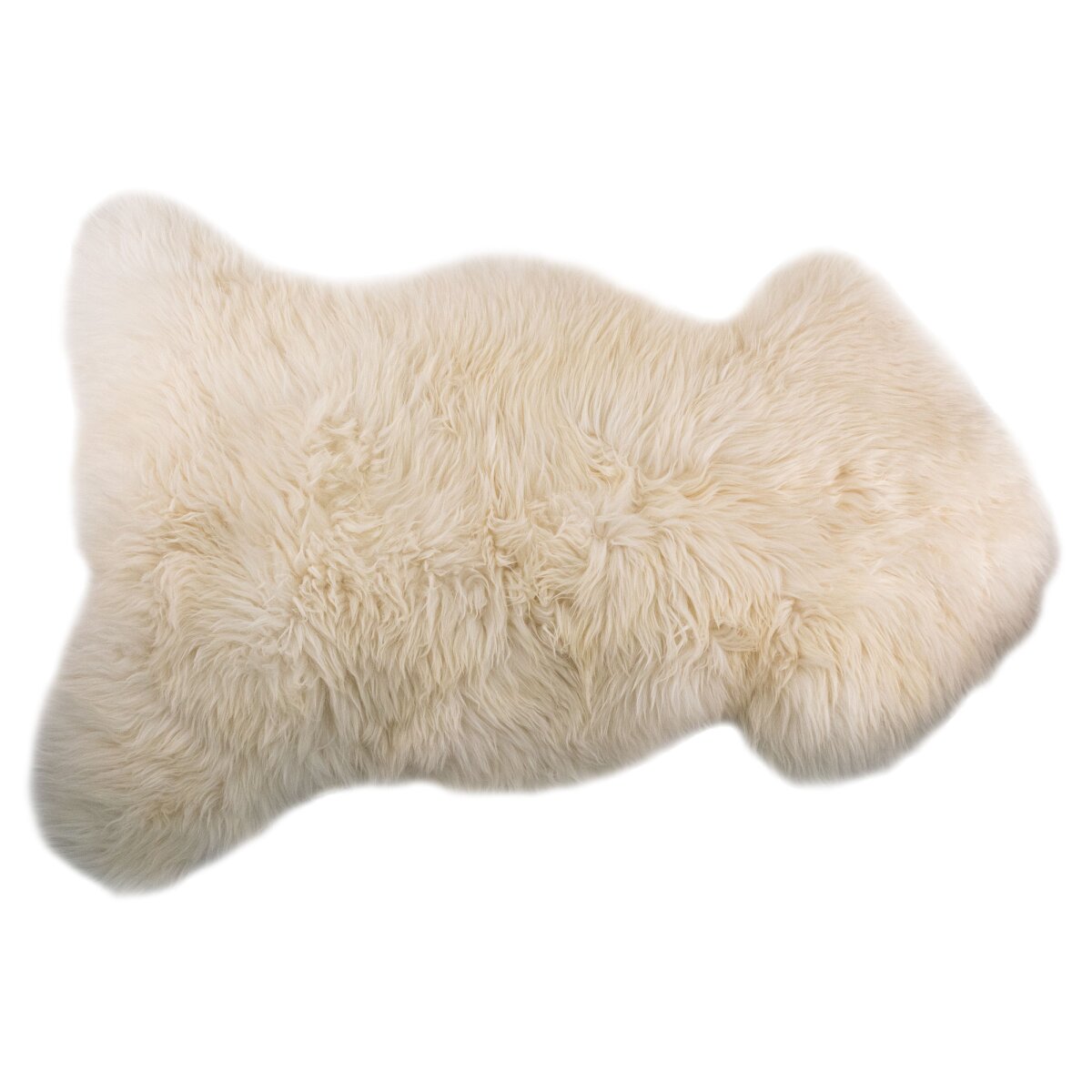 English XL sheep skin white 110-120 cm