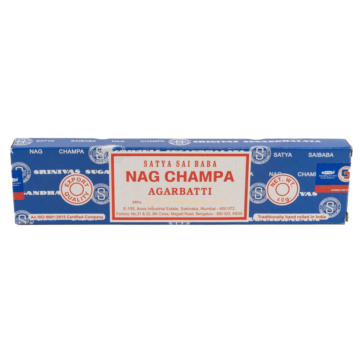 Nag Champa incense sticks 40g, 6,95 €