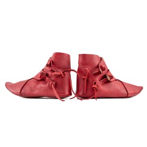 Reversible Viking shoes type Jorvik red