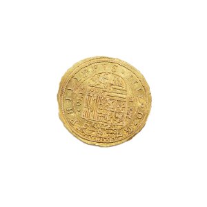Replica gold doubloon 1zth century Phillippus IIII D.G.