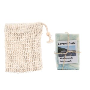 Hand boiled Lavender Soap With soap bag