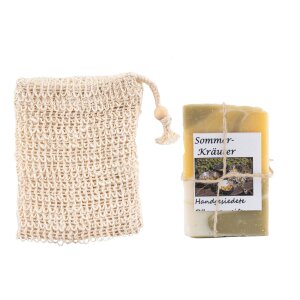 Hand boiled solid summer soap With soap bag