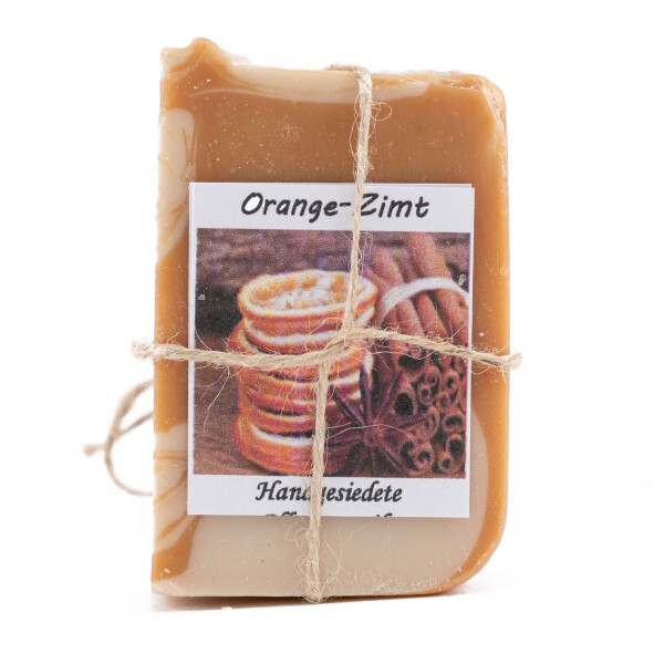 Hand boiled Orange Cinnamon Soap