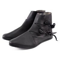 Viking shoes type Jorvik with single nailed sole black