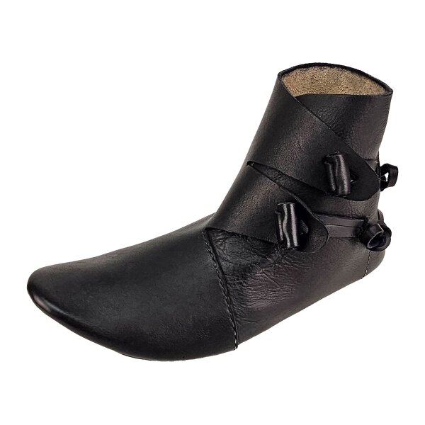 Reversible Viking shoes type Jorvik black