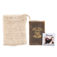 Hand boiled beard soap With soap bag