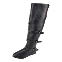 Spätmittelalter Stulpenstiefel schwarz 37