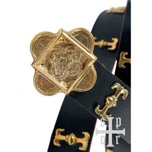 Medieval Leather Belt Saint George, various colours