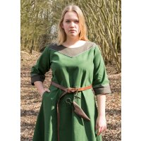 Medieval Dress Gesine, Canvas, green