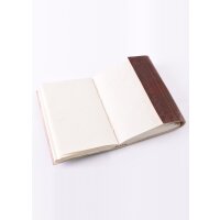 Leather Diary with Pentagram, brown, approx. 21 x 14 cm