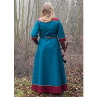 Medieval Dress Gesine, Canvas, teal blue M