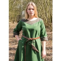 Mittelalterkleid Gesine aus Canvas, grün M