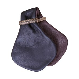 Medieval Money Pouch - Chazza, various colours black/brown