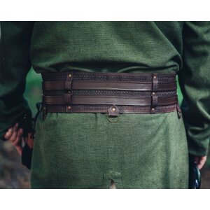 Epic Viking Wide Belt with Knotwork Pattern