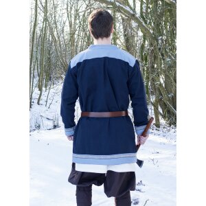 Klappenrock Bjorn, Viking Coat with Braid, dark blue